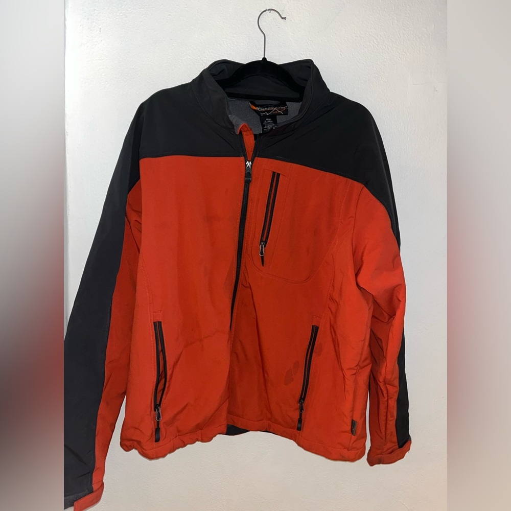 Free Country Orange winter jacket.